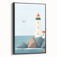 Coastal Lighthouse Nursery Wall Art – Kids Room & Baby Decor