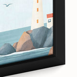 Coastal Lighthouse Nursery Wall Art – Kids Room & Baby Decor
