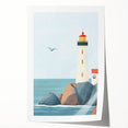 Coastal Lighthouse Nursery Wall Art – Kids Room & Baby Decor