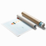 Coastal Lighthouse Nursery Wall Art – Kids Room & Baby Decor