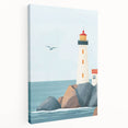 Coastal Lighthouse Nursery Wall Art – Kids Room & Baby Decor