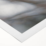 Art deco poster featuring a stylized autumnal scene in warm orange and brown tones on rolled canvas.