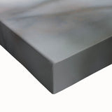 Large art depicting a black and white landscape painting on stretched canvas, ideal for bedroom wall decor.