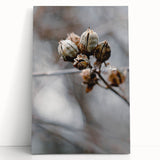 Large black and white stretched canvas featuring a minimalist tree design, ideal for kitchen wall art or bedroom decor.