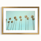 Extra large abstract art print featuring textured swirls in warm summer hues on a gold-framed canvas.