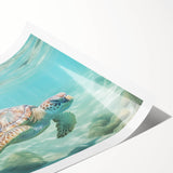 Extra large wall art featuring line art flowers in black on white, rolled print format.