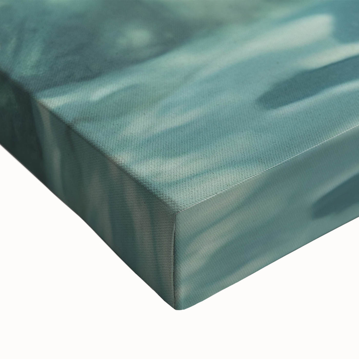 Large art featuring a black and white landscape painting on stretched canvas, suitable for bedroom wall decor.