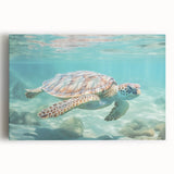 Large black and white abstract art on stretched canvas, featuring fluid shapes, ideal for kitchen wall art.