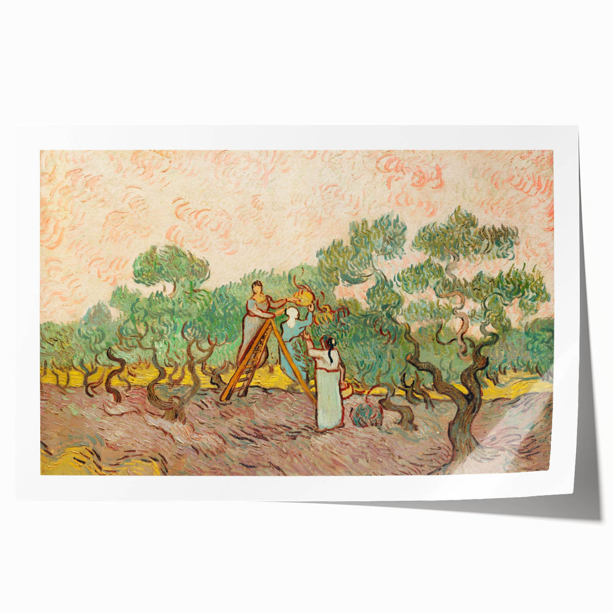 Extra large rolled canvas print featuring a vibrant floral motif, ideal for art wall dining room or bathroom.