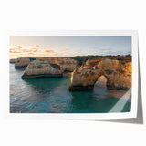 Stunning landscape print showcasing vibrant cliffs and rolling hills, expertly rolled for easy transport and display, ideal for home decor enthusiasts.