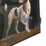 Classic Romantic Paintings - Foxhound Landscape Canvas Art