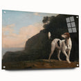 Classic Romantic Paintings - Foxhound Landscape Canvas Art