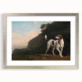 Classic Romantic Paintings - Foxhound Landscape Canvas Art