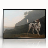 Classic Romantic Paintings - Foxhound Landscape Canvas Art