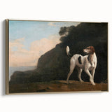 Classic Romantic Paintings - Foxhound Landscape Canvas Art