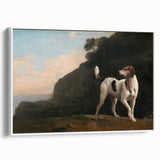 Classic Romantic Paintings - Foxhound Landscape Canvas Art