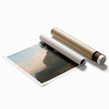 Classic Romantic Paintings - Foxhound Landscape Canvas Art