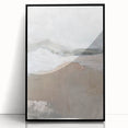 Serene Landscape Wall Art - Neutral Abstract Dining Room Canvas