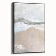 Serene Landscape Wall Art - Neutral Abstract Dining Room Canvas