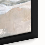 Serene Landscape Wall Art - Neutral Abstract Dining Room Canvas