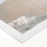 Serene Landscape Wall Art - Neutral Abstract Dining Room Canvas