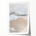 Serene Landscape Wall Art - Neutral Abstract Dining Room Canvas