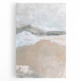 Serene Landscape Wall Art - Neutral Abstract Dining Room Canvas