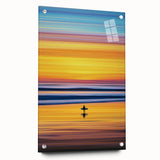Surfer at Sunset Office Wall Art – Vibrant Modern Office Décor