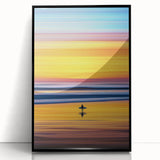 Surfer at Sunset Office Wall Art – Vibrant Modern Office Décor