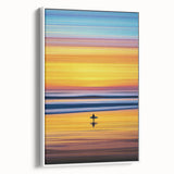 Surfer at Sunset Office Wall Art – Vibrant Modern Office Décor