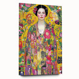 Abstract figurative acrylic artwork displayed in a glass frame, showcasing vibrant colors and unique pin details, perfect for modern interior decor.