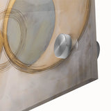 Close-up of an abstract geometric acrylic glass artwork showcasing vibrant colors and intricate designs, highlighting modern artistic expression and texture.