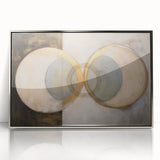 Abstract geometric framed acrylic artwork in silver tones, showcasing an intricate design with sharp angles and smooth lines, perfect for modern decor.