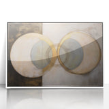 Abstract geometric framed acrylic art piece showcasing a striking white design, perfect for modern home decor. Ideal for enhancing contemporary interiors with a touch of elegance.