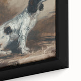 Close-up of a framed canvas featuring vibrant animal designs in a colorful artistic style, highlighting intricate details and textures for home decor.