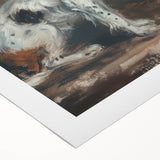 Rolled canvas showcasing vibrant animal-themed wall art with intricate details and bold colors, securely packaged in a durable cardboard tube for safe delivery.