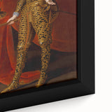 Baroque Art - Regal Portrait with Intricate Gold Detailing