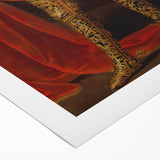 Baroque Art - Regal Portrait with Intricate Gold Detailing