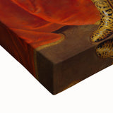 Baroque Art - Regal Portrait with Intricate Gold Detailing