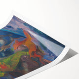 Expressionism Wall Art - Hunter with Dogs by Arnold Peter Weisz