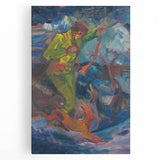 Expressionism Wall Art - Hunter with Dogs by Arnold Peter Weisz