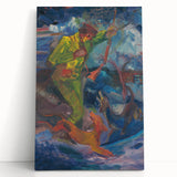 Expressionism Wall Art - Hunter with Dogs by Arnold Peter Weisz