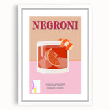 Abstract art print featuring swirling blue and white patterns on a framed white mat, ideal for dining room decor.