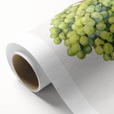 Art Deco style poster of assorted fruits in vibrant colors, rolled canvas, suitable as nursery wall art.