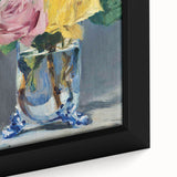 Impressionism Wall Art - Lilacs and Roses in Vase - Elegant Floral Print