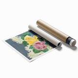 Impressionism Wall Art - Lilacs and Roses in Vase - Elegant Floral Print