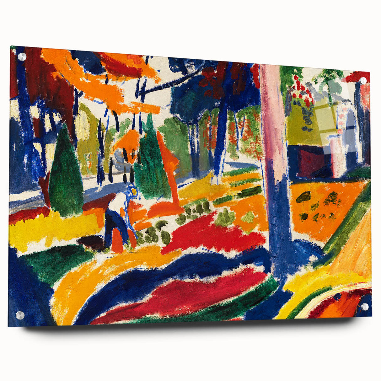 Bold Garden Landscape - Modern Wall Art for Trendy Home Decor