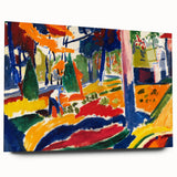 Bold Garden Landscape - Modern Wall Art for Trendy Home Decor