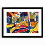 Bold Garden Landscape - Modern Wall Art for Trendy Home Decor