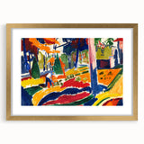 Bold Garden Landscape - Modern Wall Art for Trendy Home Decor